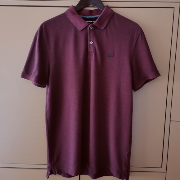 Banana Republic Factory Other - BANANA REPUBLIC FACTORY Organic Cotton Slim-fit Pique Polo (L Tall)